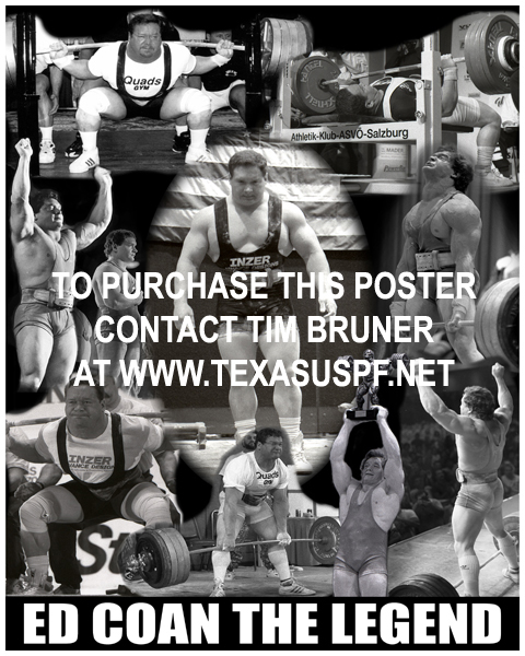 Ed Coan Tribute Poster